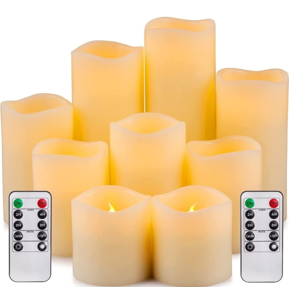 9 Flameless Candles New in Box​​